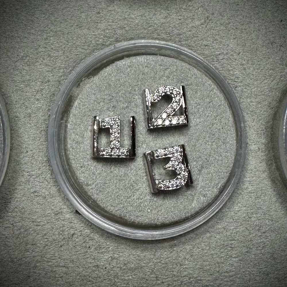 EP Jewelry Bracelet or Necklace Number Charms